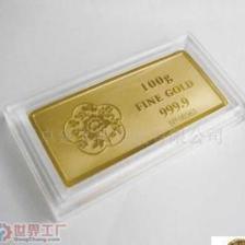 上海造幣廠鑄造24k黃金投資金條 集投資、收藏與禮品價值于一身